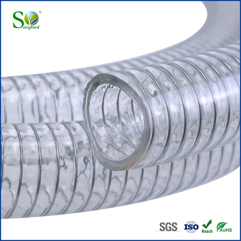 Food Grade PVC Steel Wire Hose Food Grade PVC Steel Wire Hose